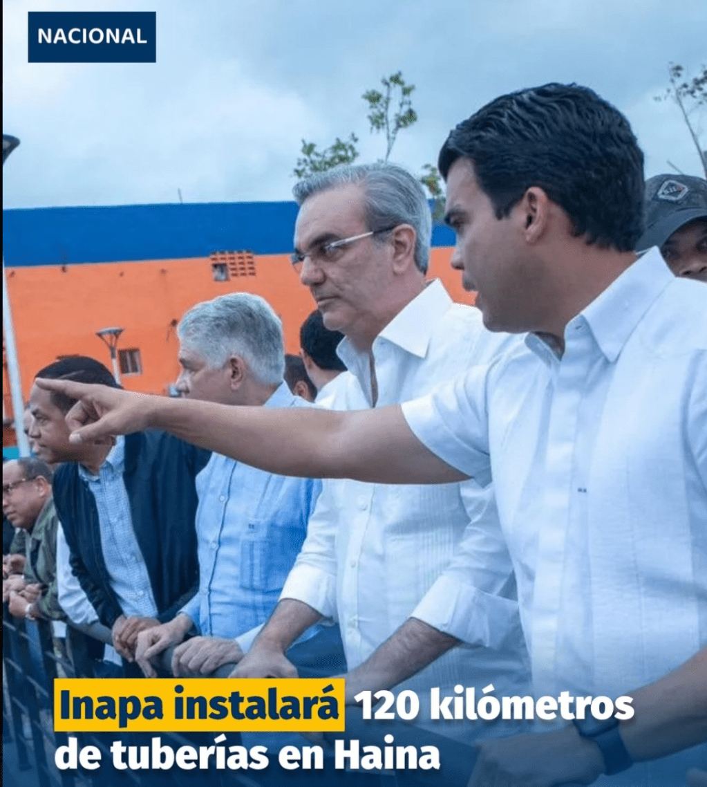 Wellington Arnaud asegura Haina cuenta con más agua que nunca y anuncia colocación de 120 kilómetros de&nbsp;tuberías