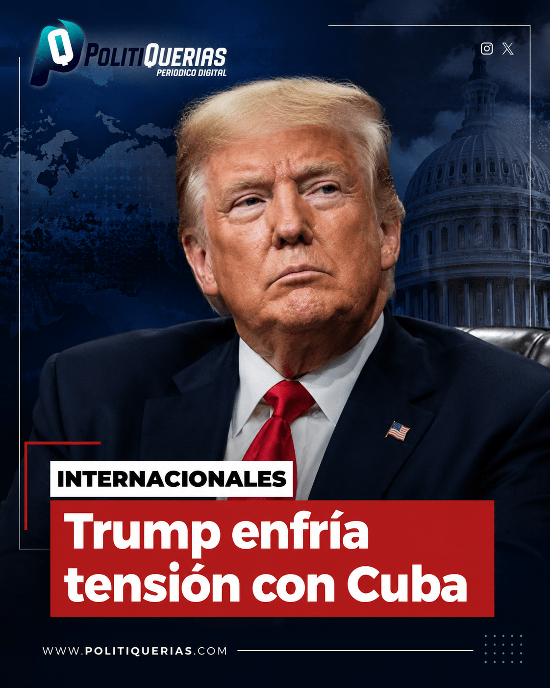 Trump enfría tensión con&nbsp;Cuba